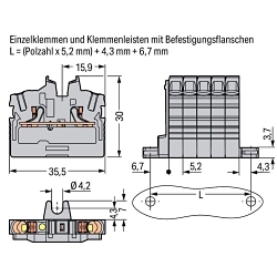 WAGO 2252-301 Terminal Blocks