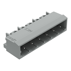 WAGO 231-436/001-000 231 Male Header, 630 V, 12 A, 6 Poles, Through Hole Mounting