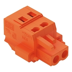 WAGO 231-302/107-000 1 Conductor Terminal Block, 630 V, 16 A, 28 to 12 AWG Wire, 2 Poles
