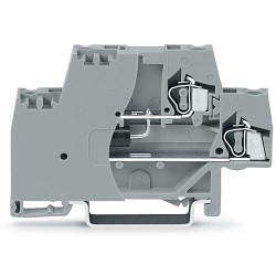 WAGO 280-944/281-589 280 Terminal Block, 24 VDC, 20 A, 28 to 14 AWG Wire, 4 Poles, 35 mm DIN Rail Mounting
