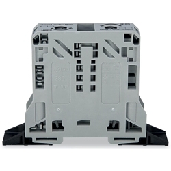 WAGO 285-141 285 2 Conductor Terminal Block, 1000 V, 150 A, 1/0 AWG to 350 kcmil Wire, Flange Mounting