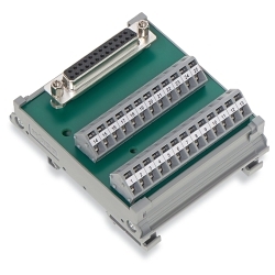 WAGO 289-559 289 Interface Module, 125 VAC/VDC, 2 A, 28 to 12 AWG Wire, 50 Poles, DIN Rail Mounting