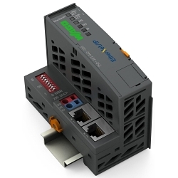 WAGO 750-363/040-000 4th Generation Fieldbus Coupler, For Use With 750 XTR Series, 1.412 MJ Fire Load, DIN-35 Rail Mounting, Polycarbonate/Polyamide 6.6