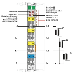 WAGO 750-493/000-001 3-Phase Power Measurement