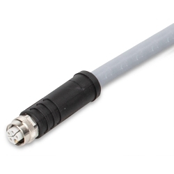 WAGO 756-3501/050-020 756 Straight Power Cable, 63 VDC, 2 m L, TPU