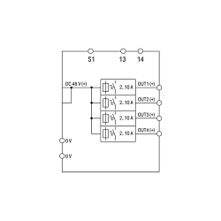 WAGO 787-1664/000-250 Electronic circuit breaker