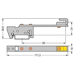 WAGO 790-302 Busbar carrier