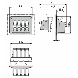 WAGO 828-264/313-000 Terminal Blocks