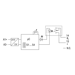 WAGO 857-624 Solid-state timer relay module