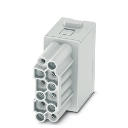 Weidmuller 2748470000 ModuPlug Female Power Module, 12 Positions, 0.14, 1.5 sq-mm Wire, Push-In Connection, Polycarbonate