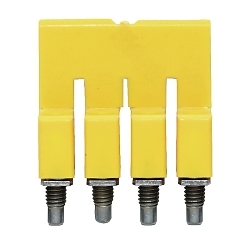 Weidmuller 1053860000 Cross Connector, 4 Poles, PA 66, 19.3 mm H x 7 mm W x 18 mm D