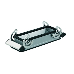 Weidmuller 1212400000 RockStar Heavy Duty Rectangular Housing, 24 Positions, Aluminum
