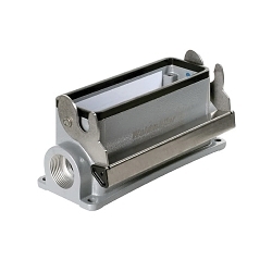 Weidmuller 1662720000 RockStar Heavy Duty Rectangular Housing, 24 Positions, Aluminum