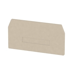 Weidmuller 1745150000 Z Series Partition Plate, For Use With Klippon Connect Terminal Block, Wemid, Dark Beige