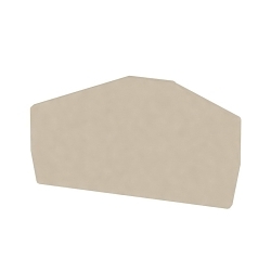 Weidmuller 1771440000 Z Series End Plate, For Use With Z Series Terminal Block, -50 to 120 deg C Operating Temperature, Wemid, Dark Beige