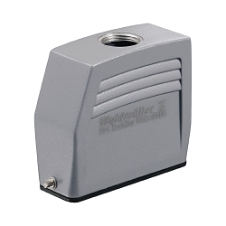 Weidmuller 1664870000 Plug HDC Enclosure, Top PG29 Entry, Aluminum