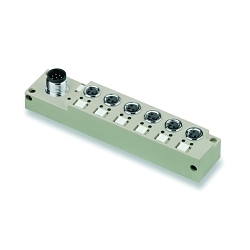Weidmuller 1828730000 SAI Sensor/Actuator Passive Distributor, 10 to 30 VDC, 6 A, 3 Poles