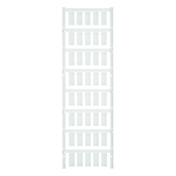 Weidmuller 1856720000 ESG MultiCard Pluggable Universal Device Marker, 9 mm L x 20 mm W, White, Polyamide 66