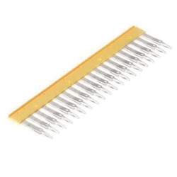 Weidmuller 1908960000 Cross Connector, 20 Poles, Wemid, 100.3 mm H x 2.8 mm W x 27.6 mm D
