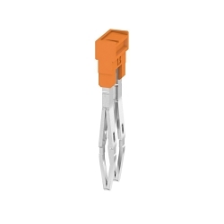 Weidmuller 1985410000 Insulated Cross Connector, Plugged Construction, 2 Poles, Wemid, 21.9 mm H x 5.5 mm W x 2.8 mm D