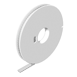 Weidmuller 2519170000 MultiFit Terminal Marker With Clip-In Foot, 10 mm L x 5 mm W, PC-ABS/TPU