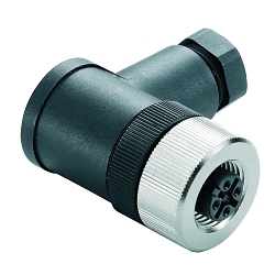 Weidmuller 9457700000 SAI A-Coded Angled Round Plug-In Connector, Female Socket Connector, PA Housing
