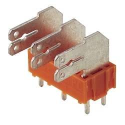 Weidmuller OMNIMATE Signal 9511590000 PCB Terminal Block, 300/1000 V, 15/24 A, 2 Poles, Through-Hole Mount
