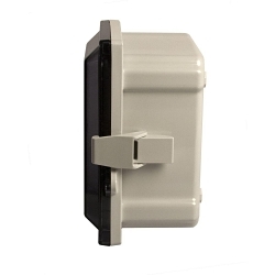 Wiegmann HW-PCC181610CHQR Enclosure, 16 in W x 10 in D x 18 in H, NEMA 4X NEMA Rating, Polycarbonate