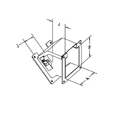 Wiegmann LJWL452C Wireway Elbow