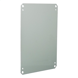 Wiegmann NP6030C NP Series Back Panel Enclosures, 30 in W x 60 in H, Carbon Steel, White