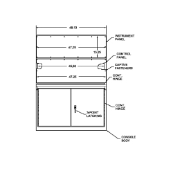 Wiegmann WC1448BD Console Enclosure