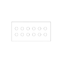 Wiegmann WPBA12 Pushbutton Enclosure