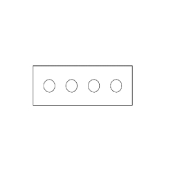 Wiegmann WPBA4 Pushbutton Enclosure