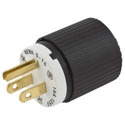 Hubbell 515P Straight Blade Plug