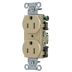 Hubbell 5252AI Straight Blade Receptacle