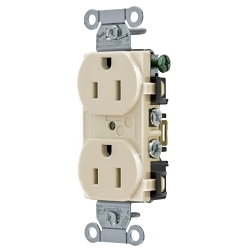 Hubbell 5252ALA Straight Blade Receptacle