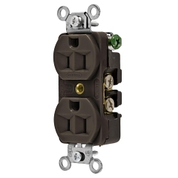 Hubbell 5262B Straight Blade Receptacle