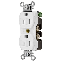 Hubbell 5262W Straight Blade Receptacle