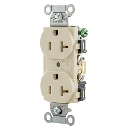 Hubbell 5352ALA Straight Blade Receptacle