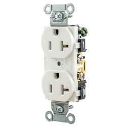 Hubbell 5352AW Straight Blade Receptacle