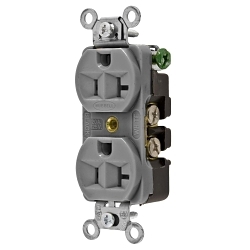 Hubbell 5362G Straight Blade Receptacle