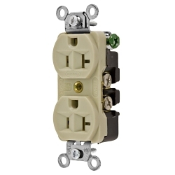 Hubbell 5362I Straight Blade Receptacle