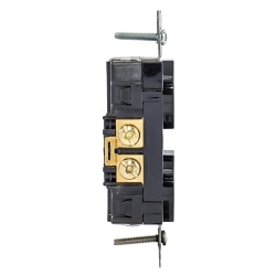 Hubbell BR15BLK Straight Blade Receptacle