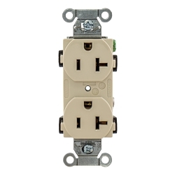 Hubbell BR20LA Straight Blade Receptacle