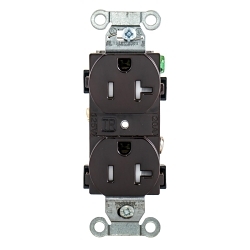 Hubbell BR20TR Straight Blade Receptacle