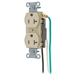 Hubbell CR20IP2 Straight Blade Receptacle