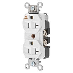 Hubbell CR5352IGW Straight Blade Receptacle