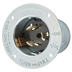 Hubbell CS8175 Locking Flanged Inlet