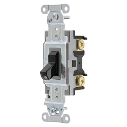 Hubbell CSB120BK Toggle Switch