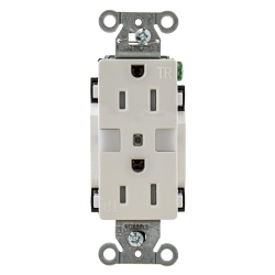 Hubbell DR15NLWH Night Receptacle